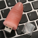 Finger Thumb Model USB Flash Drive Memory Stick Storage for Computer PC Red 256GB