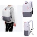 Anti-theft Backpack Laptop Shoulder Bag w/ USB Port For 15.6" Mac Book& ipad