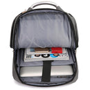 Waterproof Laptop Protector Backpack Travel School Rucksack School Bag Grey