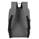 Waterproof Laptop Protector Backpack Travel School Rucksack School Bag Grey