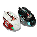 Programmable 8 Keys Breathing LED light Wired Gaming Mouse USB for Computer White