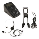 Business Call Center Dialpad Headset Telephone Corded with Dialpad & Redial