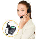Business Call Center Dialpad Headset Telephone Corded with Dialpad & Redial