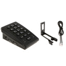 Business Call Center Dialpad Headset Telephone Corded with Dialpad Over-ear