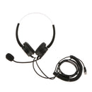 Business Call Center Dialpad Headset Telephone Corded with Dialpad Over-ear