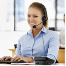 HT310 LCD Display Telephone With Corded Headset Call Center Customer Service Phone Dial Key Pad