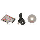 54mm Express Card To 2 Port USB 3.0 Adapter NEC Chip D720202 For Windows Vista Win 7 Laptop PC