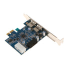 PCI-E to USB 3.0 2 Port PCI Express Expansion Card 19-Pin Power Connector