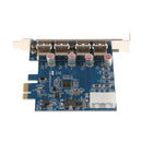 4-Port Super Speed USB 3.0 PCI Express Card With 4-pin IDE Power Connecter