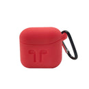 Silicone Shockproof Charging Case Cover Skin Protective For Apple AirPods Red