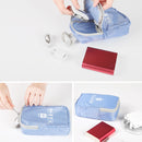 5 Pieces Travel Organizers Luggage Storage Waterproof Bag Clothes Suitcase Red
