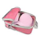 5 Pieces Travel Organizers Luggage Storage Waterproof Bag Clothes Suitcase Red
