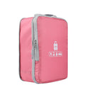 5 Pieces Travel Organizers Luggage Storage Waterproof Bag Clothes Suitcase Red