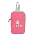 5 Pieces Travel Organizers Luggage Storage Waterproof Bag Clothes Suitcase Red