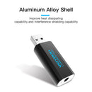 Vention 3.5mm USB Audio Adapter Sound Card W/ Mic USB To Jack 3.5 Converter