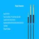 1.5meter 3.5mm Male Plug to 2x6.5mm Male M/M Adaptor Eextension Audio Cable