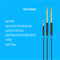 1.5meter 3.5mm Male Plug to 2x6.5mm Male M/M Adaptor Eextension Audio Cable