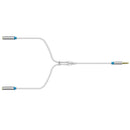 3.5mm Jack Audio Mic 1 Male To 2 Female Splitter Cable Cord Earphone Adapter for Mobile Phone