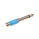 Gold Plated 6.5mm Male to RCA Female Audio Video Adapter Connect for Mixers