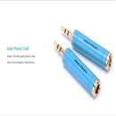 6.5mm Female to 3.5mm Male Socket Audio Video Adapter Connect for Headphone