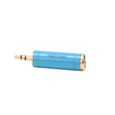 6.5mm Female to 3.5mm Male Socket Audio Video Adapter Connect for Headphone