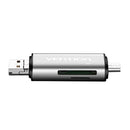 Type-c Micro USB OTG to USB 2.0 Adapter Multi Card Reader For Phone Tablet