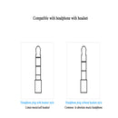 3.5mm Jack AUX Audio Mic 2 Male To 1 Female Splitter Cable Earphone Adapter