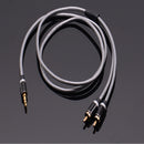 3.5mm Male to 2RCA Male Stereo Audio Y Cable for Smartphones MP3 Tablets Splitter