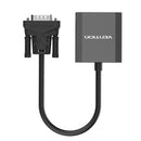 Active HDMI to VGA Adapter HDMI Female to VGA Male Converter for TV Stick PC