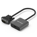 Active HDMI to VGA Adapter HDMI Female to VGA Male Converter for TV Stick PC
