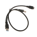 Dual USB 3.0 Type A To Micro-B USB Y Cable For External Hard Drives