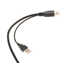 Dual USB 3.0 Type A To Micro-B USB Y Cable For External Hard Drives