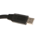 USB 2.0 Male To Dual USB Female Jack Y Splitter Hub Power Cord Adapter Cable