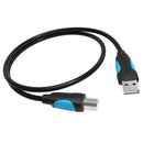 USB 2.0 A Male To B Male Print Extension Cable For Epson Printer Scanner 2 Meter