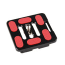 Camera Tripod Quick Release Plate with 1/4''Screw Hot Shoe Adapter for YT-B6