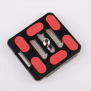 Camera Tripod Quick Release Plate with 1/4''Screw Hot Shoe Adapter for YT-B6