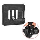 Camera Tripod Quick Release Plate with 1/4''Screw Hot Shoe Adapter for YT-B6