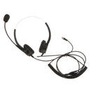HT500 Dialpad Headset Phone Call Center Telephone with RJ9 Plug Microphone Headset