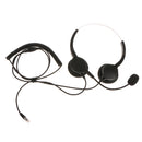 HT500 Dialpad Headset Phone Call Center Telephone with RJ9 Plug Microphone Headset