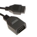 9 Pin 1.8m 2 Controllers Extension Cable Cord For Sega Genesis Handle Grip