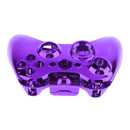 Chrome Replacement Housing Shell Case Kit With Buttons For Xbox 360 Purple