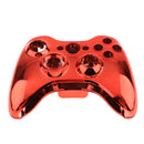 Replacement Full Housing Shell Case Kit with Buttons for Xbox 360 Controller Red