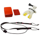 Surfing Fixed Braces Connecting Mouth Mount Set For GoPro Hero 5 4 3 White