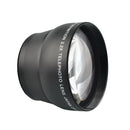 58mm 2.2X Magnification Telephoto Tele Converter Lens with Caps for Camera