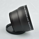 58mm 2.2X Magnification Telephoto Tele Converter Lens with Caps for Camera