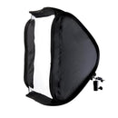 60x60cm 24'' Inch Portable Hotshoe Soft Box Kit Softbox With L-Shape Bracket