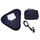 60x60cm 24'' Inch Portable Hotshoe Soft Box Kit Softbox With L-Shape Bracket