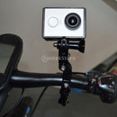 Handlebar Bike Mount Seatpost Clamp With1/4 Adapter For GoPro Action Cameras