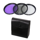 52mm 3 In 1 FLD UV CPL Lens Filter With Carry Bag For Canon Sony DSLR Camera