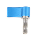 DSLR Camera Adjustable Hand Tightening Screws Aluminum Alloy Handle M6 Screw Blue